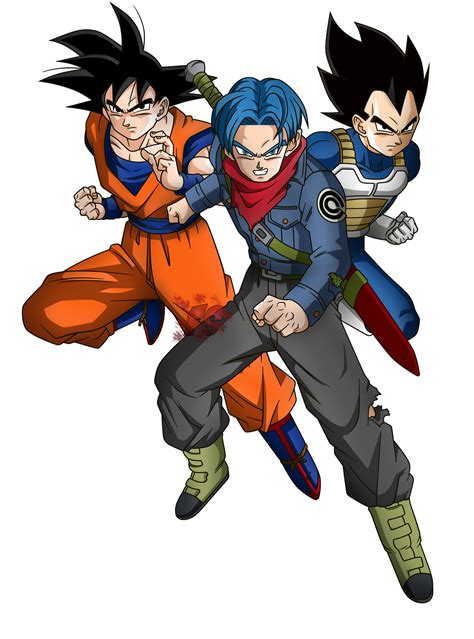 goku vegeta trunks